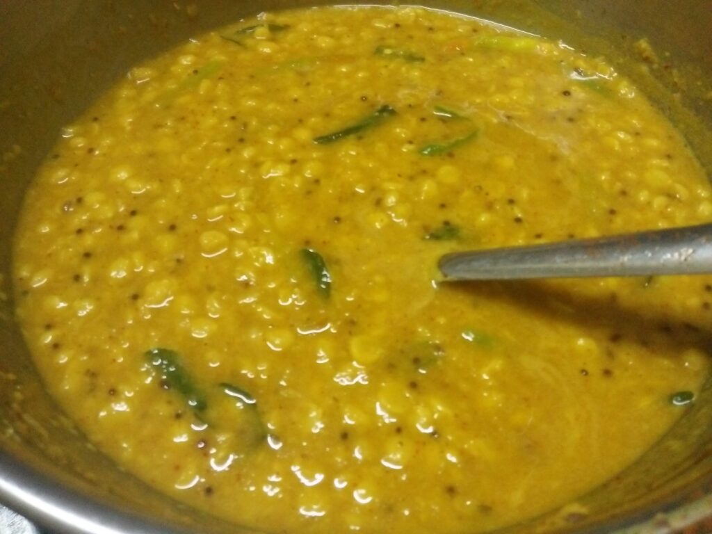 DAl Prrepared for Dal Pakwan. very nutritious and one of the simple and healthy recipes