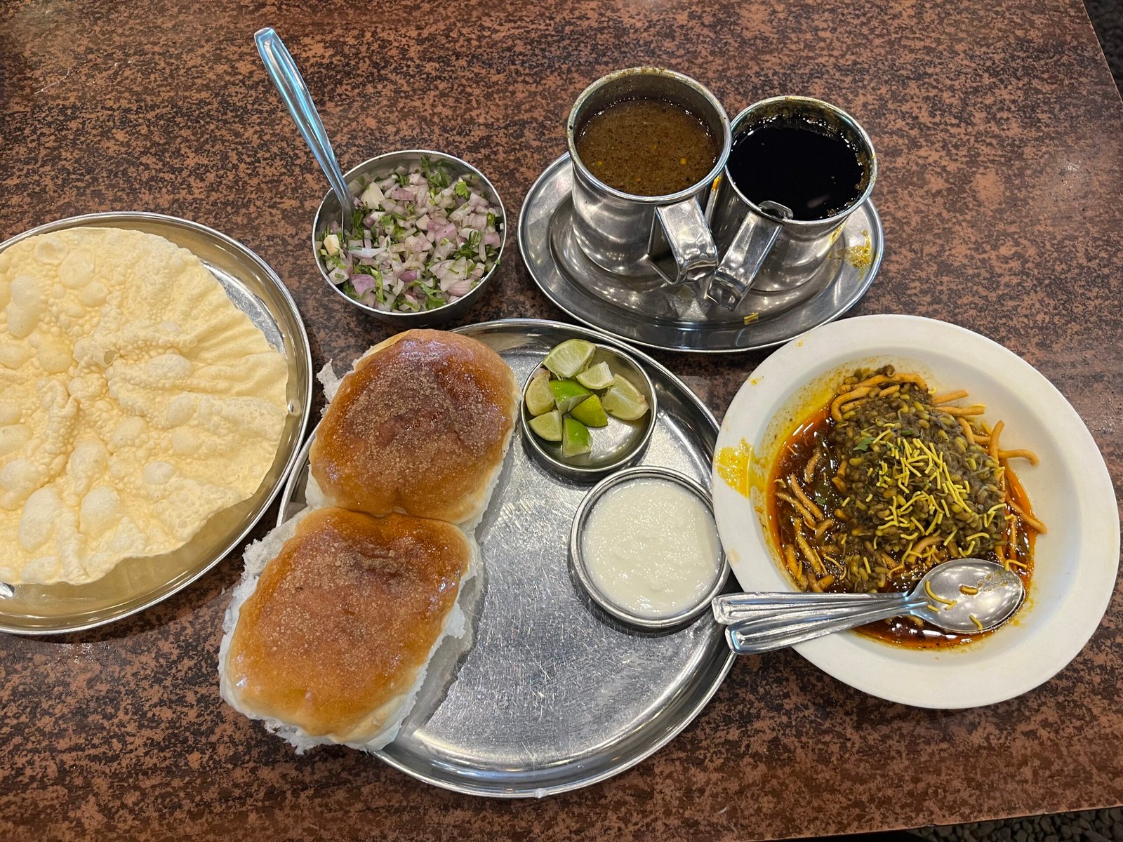 Misal Pav at Sadhana Misal