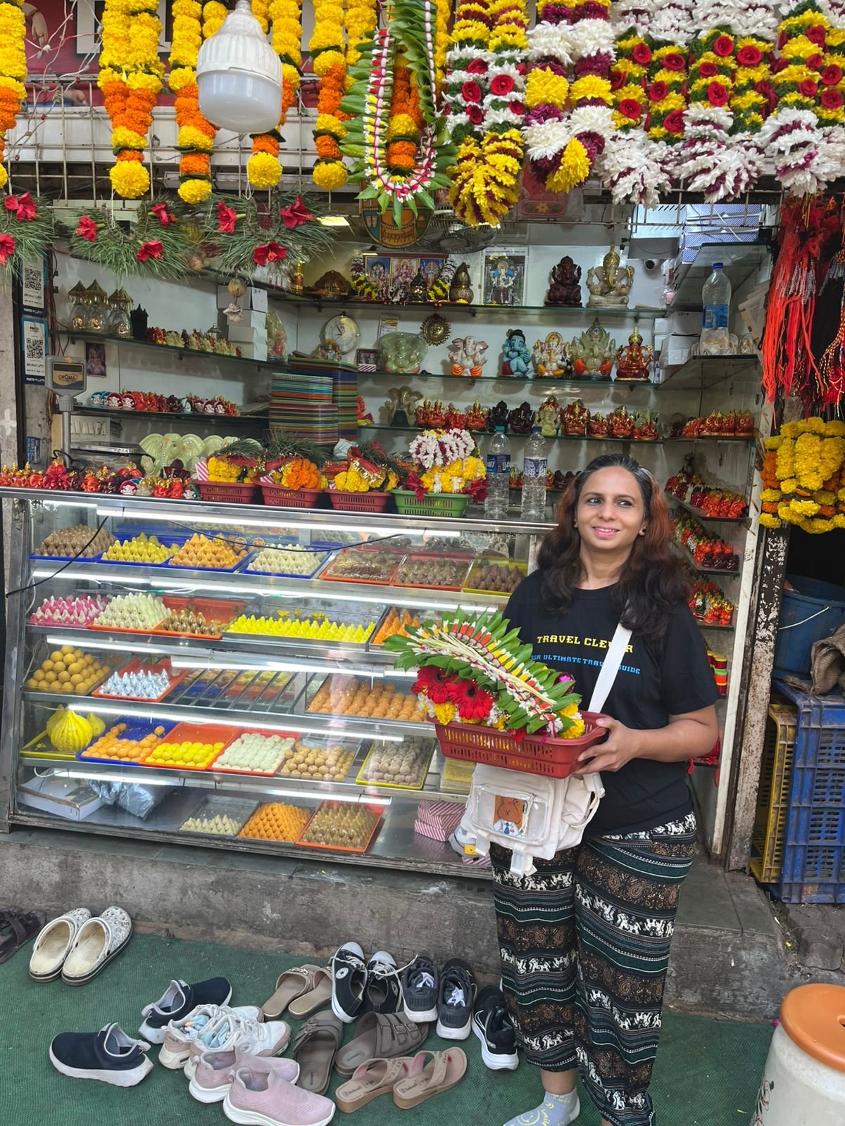 Flower Shop near SiddhiVinayak Temple